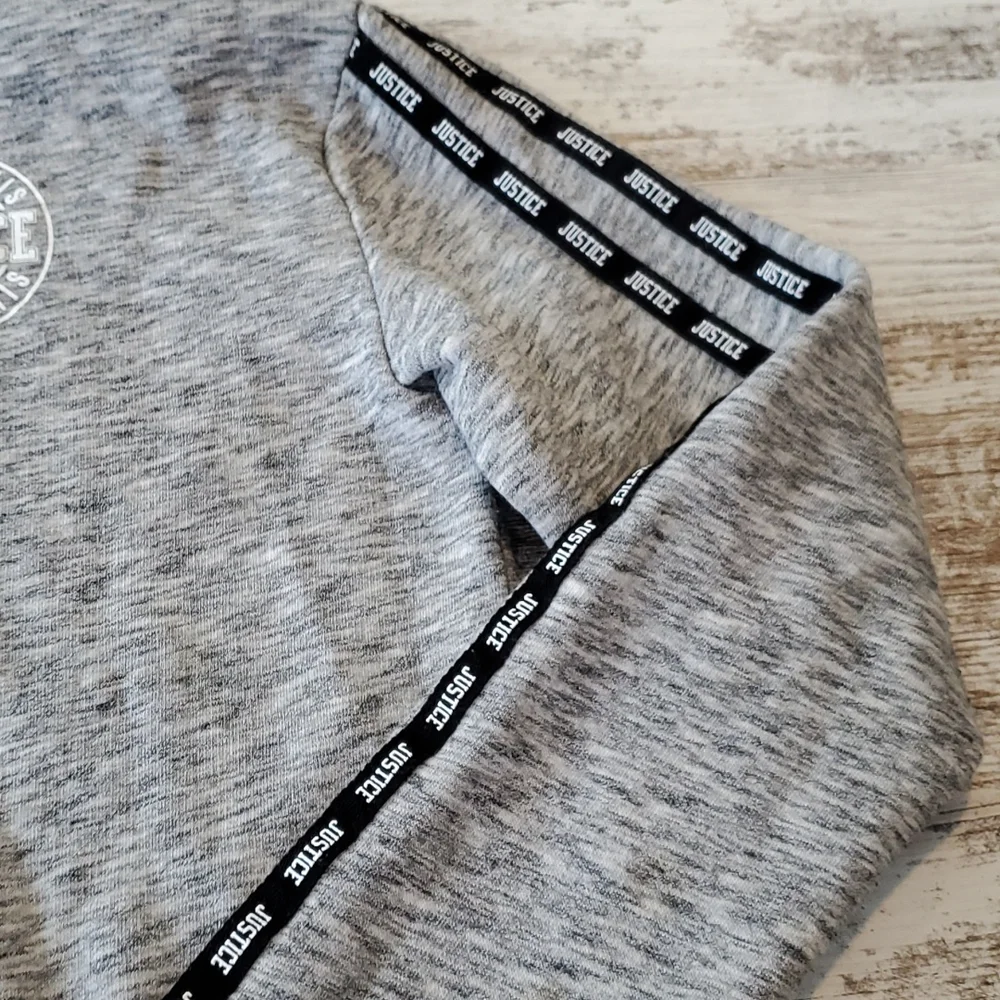 Girls Justice zip up hoodie size 14/16